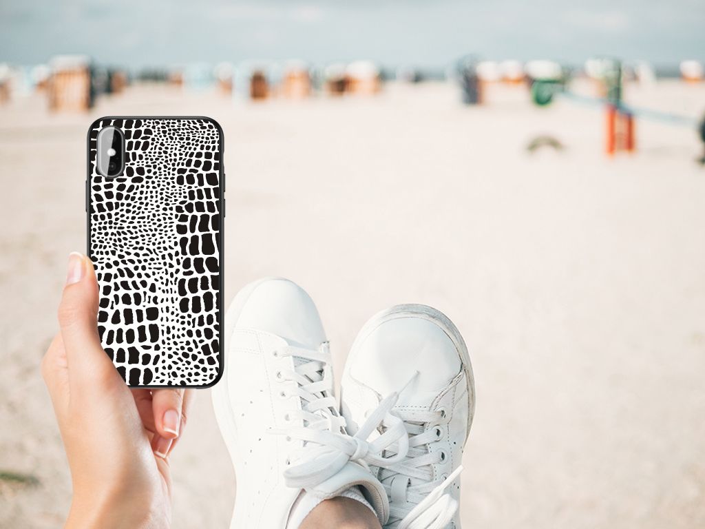 iPhone X | Xs Dierenprint Telefoonhoesje Slangenprint B2C Telecom