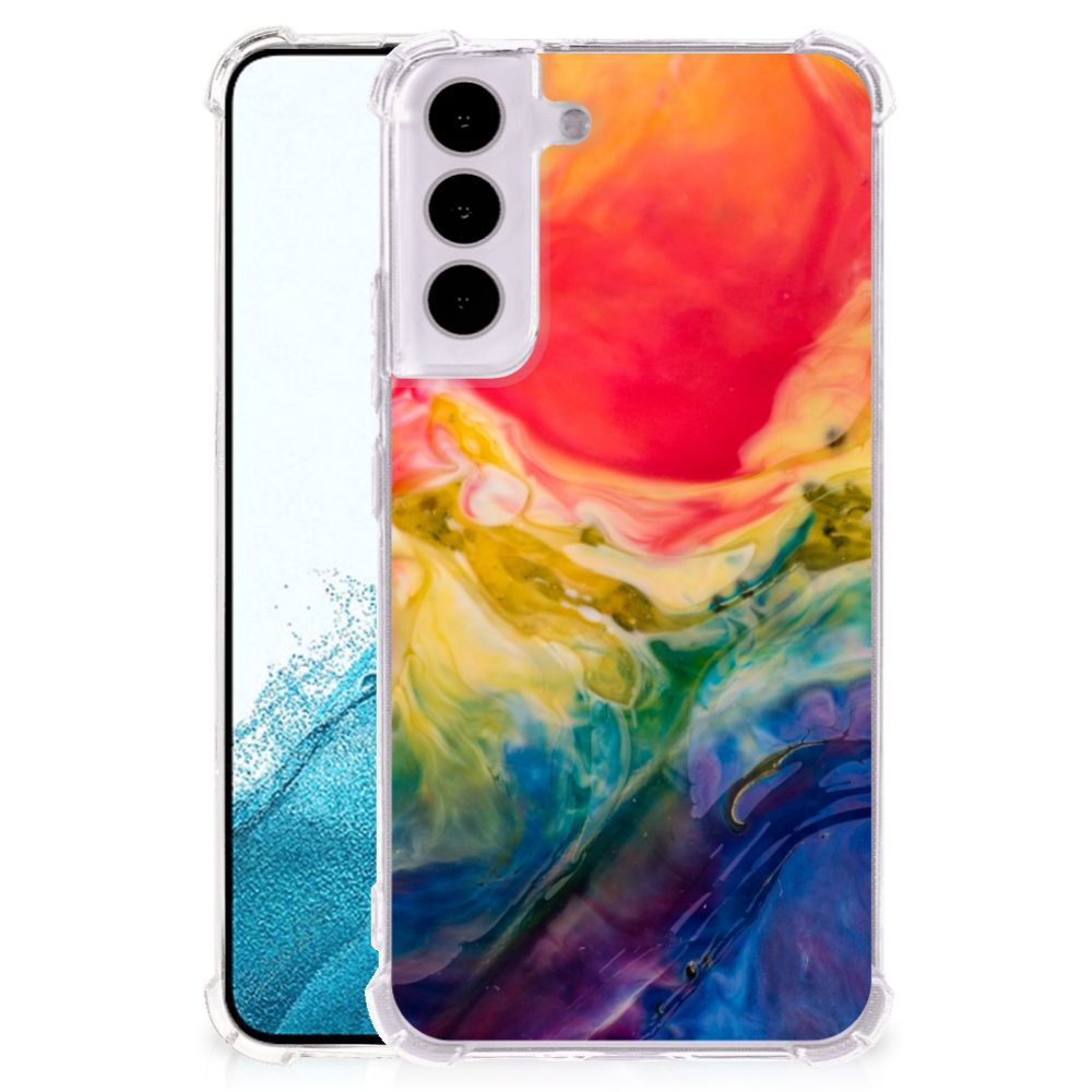 Back Cover Samsung Galaxy S22 Watercolor Dark