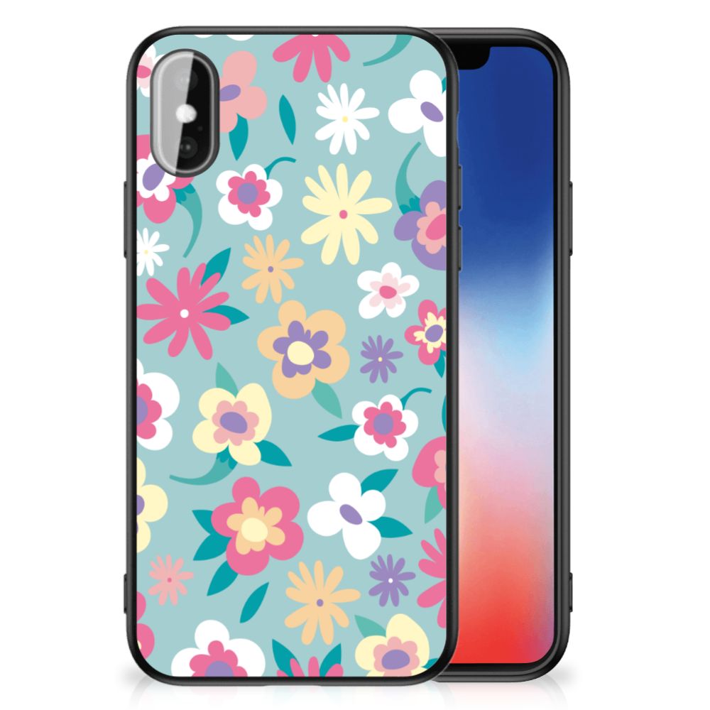 iPhone X | Xs Bloemen Hoesje Flower Power B2C Telecom