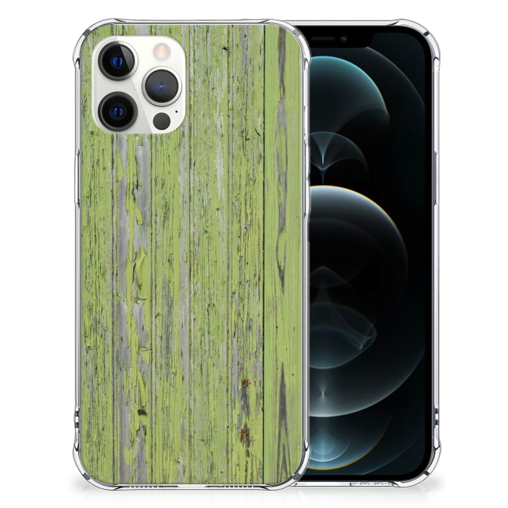 iPhone 12 Pro Max Stevig Telefoonhoesje Green Wood B2C Telecom