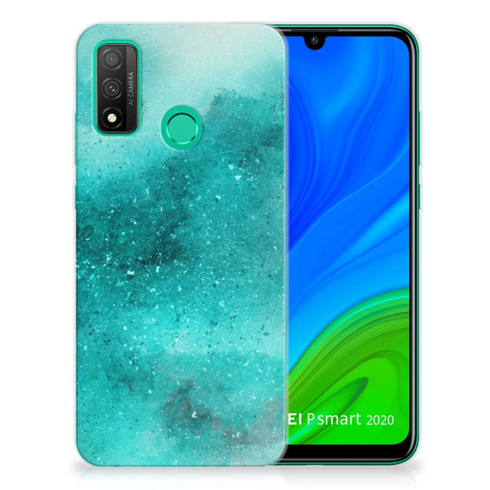 Hoesje maken Huawei P Smart 2020 Painting Blue