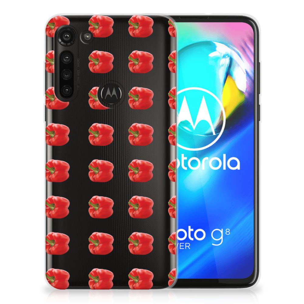 Motorola Moto G8 Power Siliconen Case Paprika Red B2C Telecom