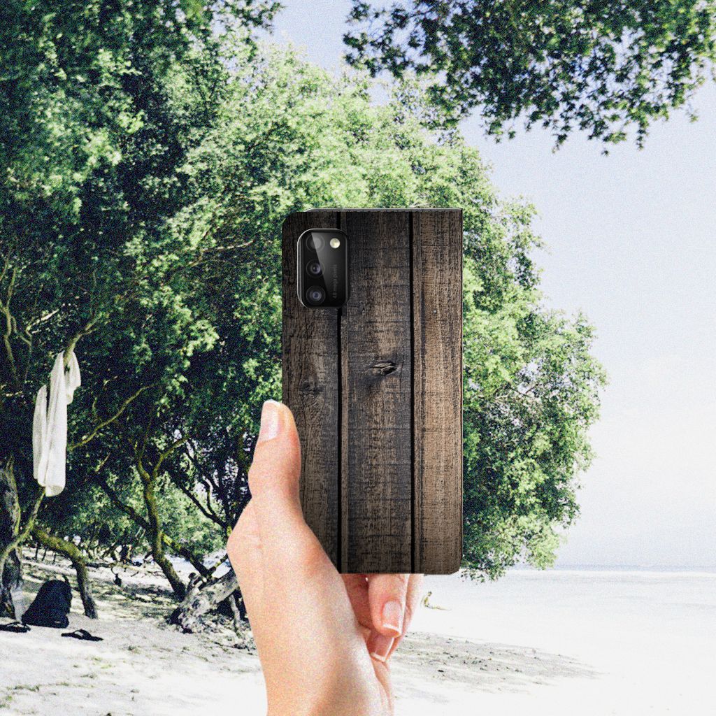 Samsung Galaxy A41 Book Wallet Case Steigerhout - B2C Telecom