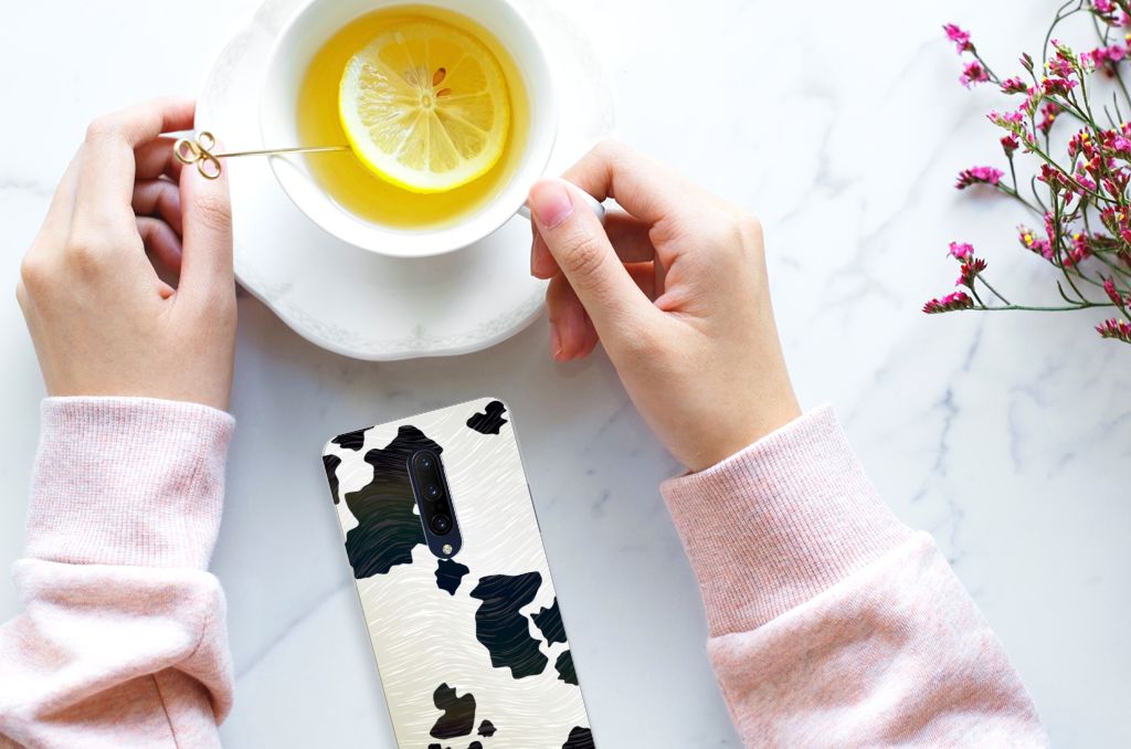 OnePlus 7 Pro TPU Hoesje Koeienvlekken