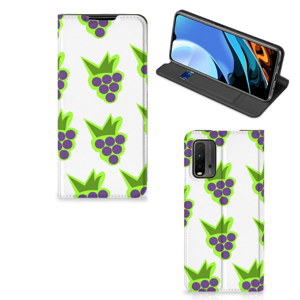 Xiaomi Poco M3 | Redmi 9T Flip Style Cover Druiven - B2C Telecom