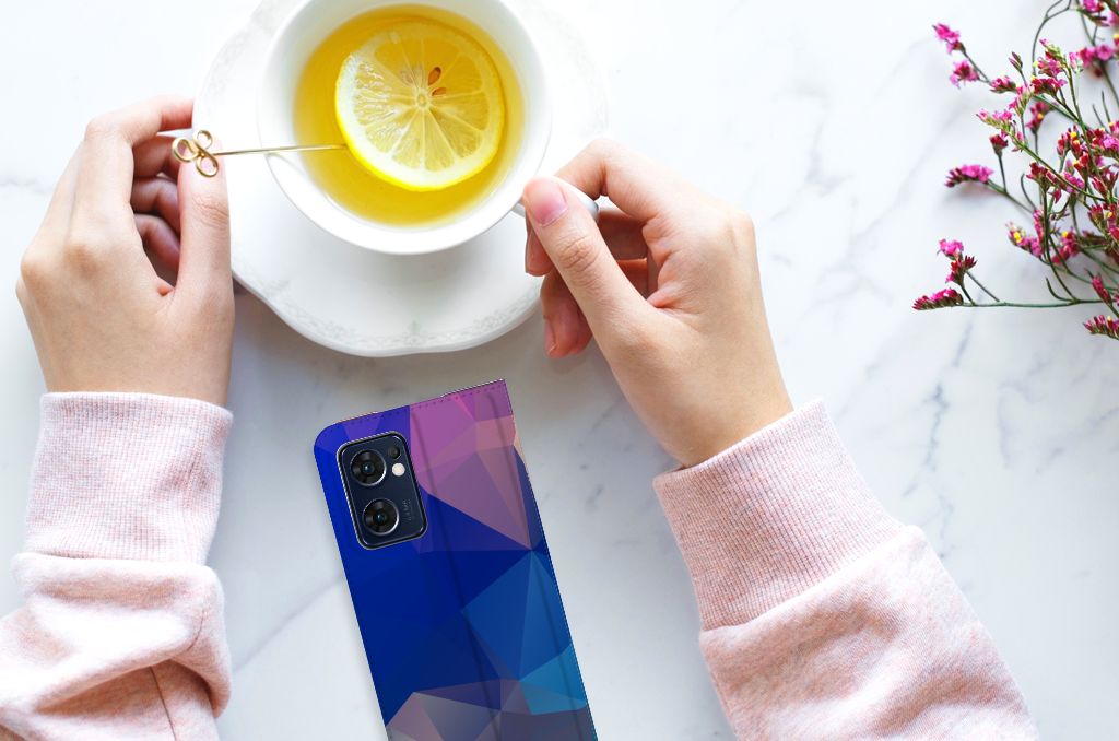 OPPO Find X5 Lite | Reno7 5G Stand Case Polygon Dark - B2C Telecom