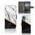 Nokia C12 Bookcase Marmer Wit Zwart - Origineel Cadeau Man