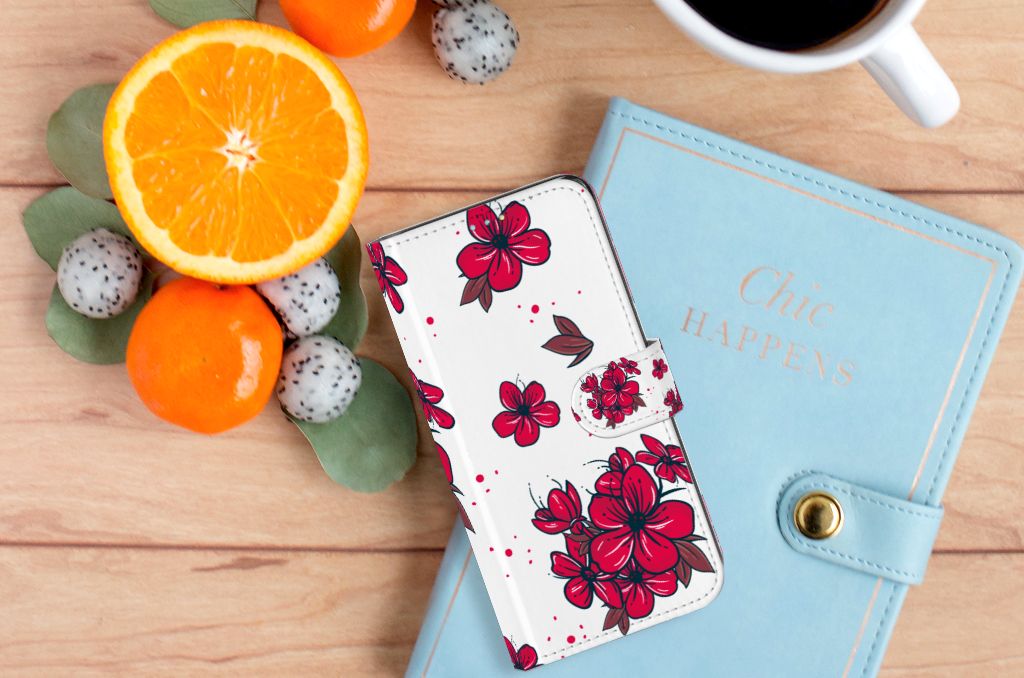 Samsung Galaxy A52 Hoesje Blossom Red