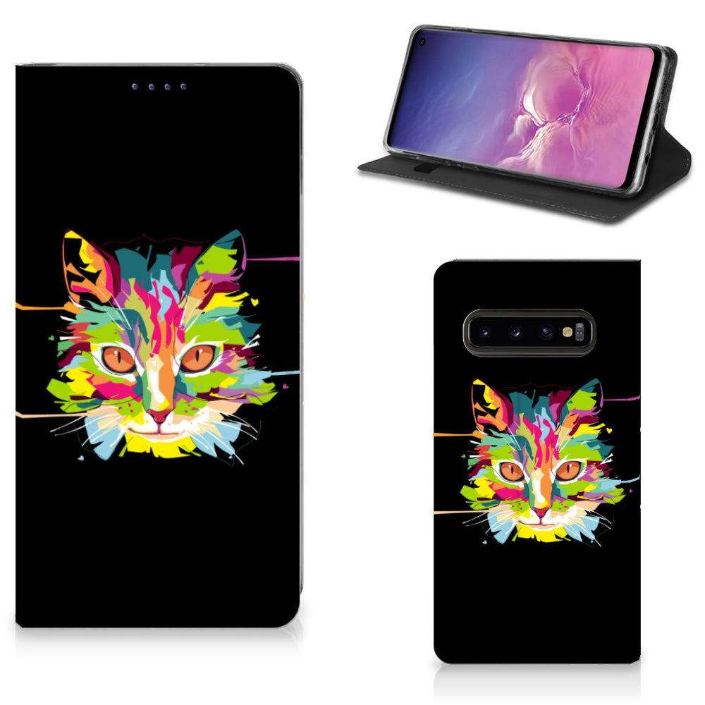 Samsung Galaxy S10 Magnet Case Cat Color