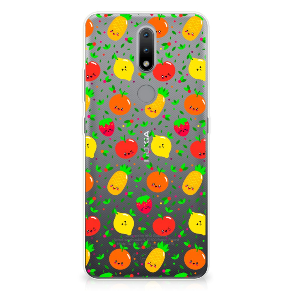 Nokia 2.4 Siliconen Case Fruits