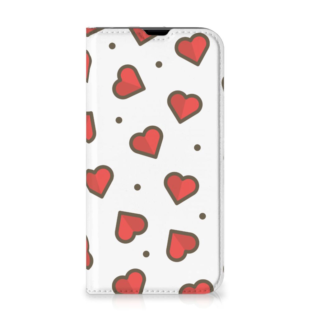iPhone 13 Pro Hoesje met Magneet Hearts - B2C Telecom