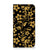 Apple iPhone 14 Plus Smart Cover Gouden Bloemen