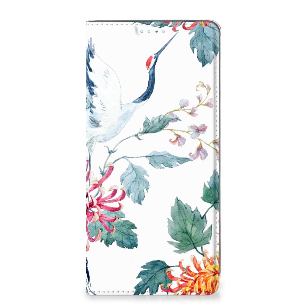 Samsung Galaxy A71 Hoesje maken Bird Flowers - B2C Telecom