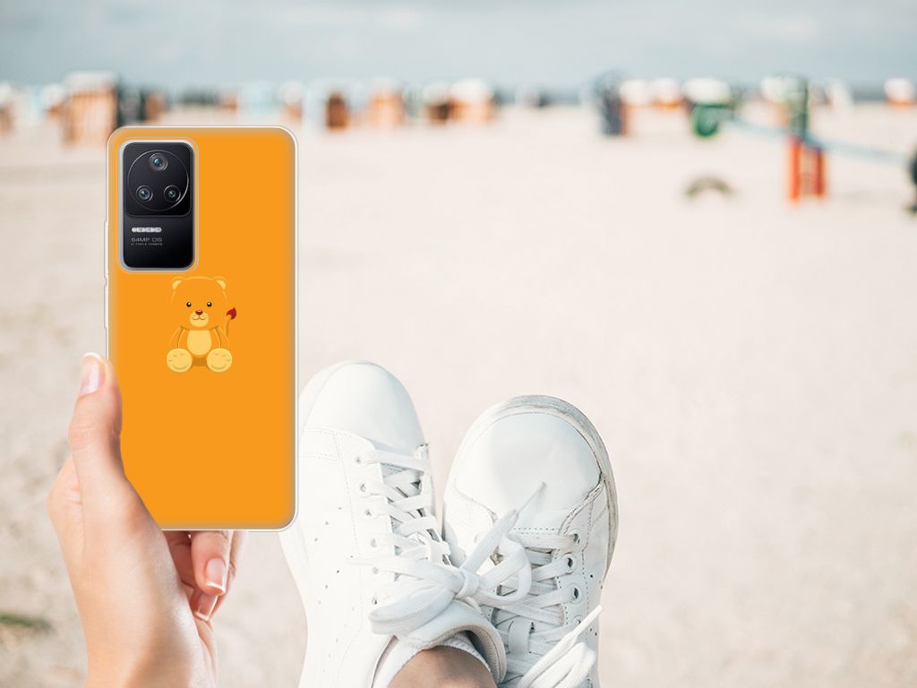 Xiaomi Poco F4 Telefoonhoesje met Naam Baby Beer B2C Telecom