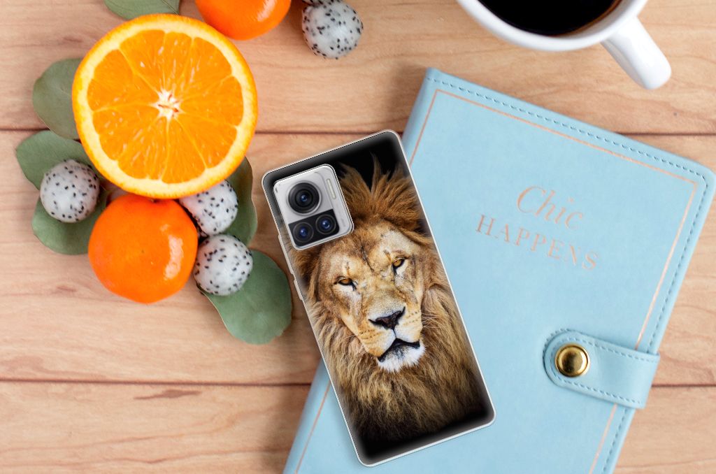 Motorola Moto X30 Pro TPU Hoesje Leeuw B2C Telecom