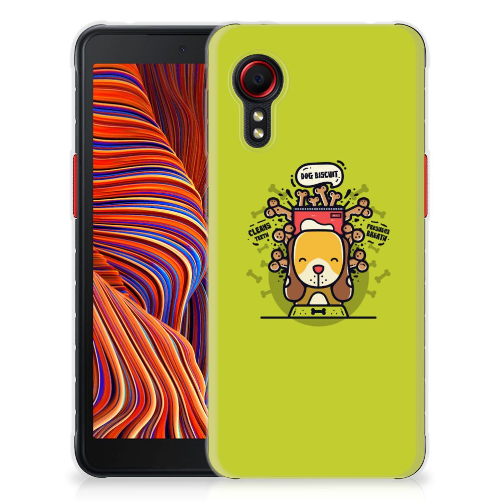 Samsung Galaxy Xcover 5 Telefoonhoesje met Naam Doggy Biscuit B2C Telecom