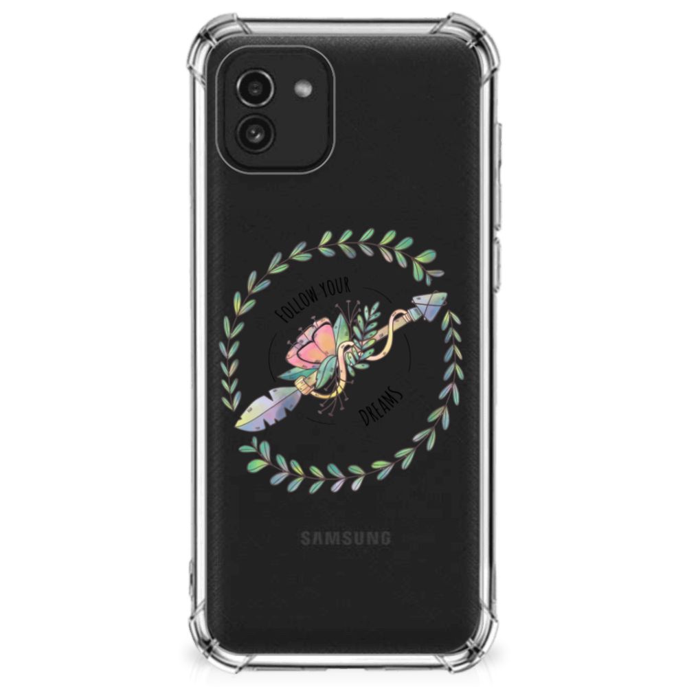 Samsung Galaxy A03 Stevig Bumper Hoesje Boho Dreams B2C Telecom
