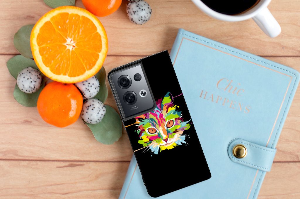 OPPO Reno8 Pro Magnet Case Cat Color - B2C Telecom