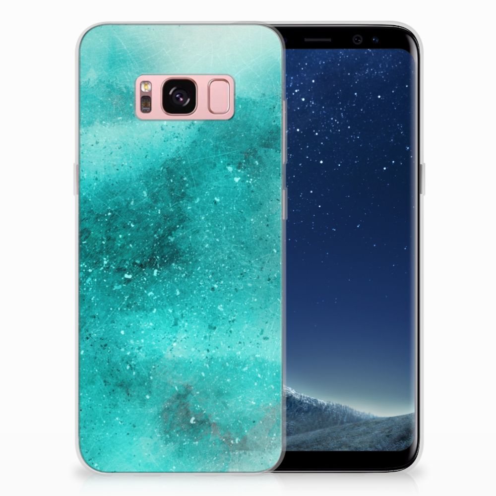 Hoesje maken Samsung Galaxy S8 Painting Blue
