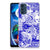 Silicone Back Case Motorola Moto E32/E32s Angel Skull Blauw B2C Telecom