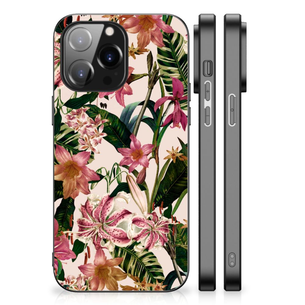 iPhone 14 Pro Max Bloemen Hoesje Flowers