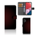 Samsung Galaxy A13 (4G) Telefoon Hoesje Geruit Rood met ruimte voor pasjes en opvallend design.