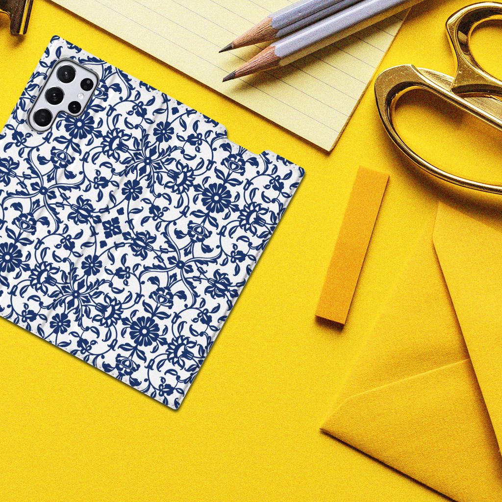 Samsung Galaxy S22 Ultra Smart Cover Flower Blue - B2C Telecom