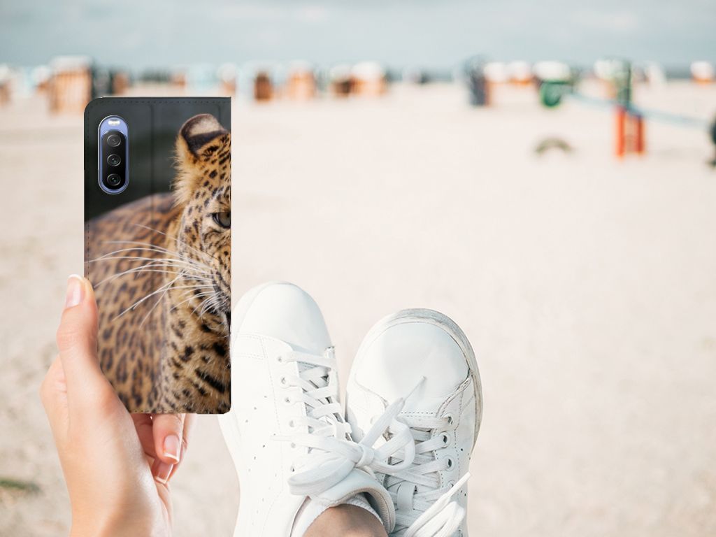 Sony Xperia 10 III Hoesje maken Luipaard - B2C Telecom