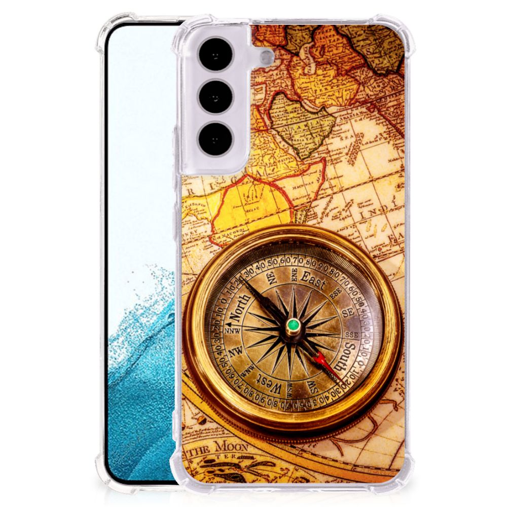 Samsung Galaxy S22 Telefoonhoesje met valbescherming Kompas