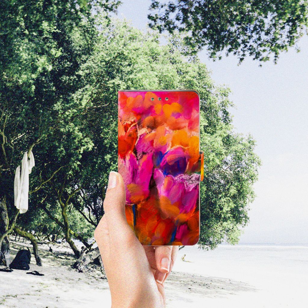 Hoesje Sony Xperia XZ1 Tulips