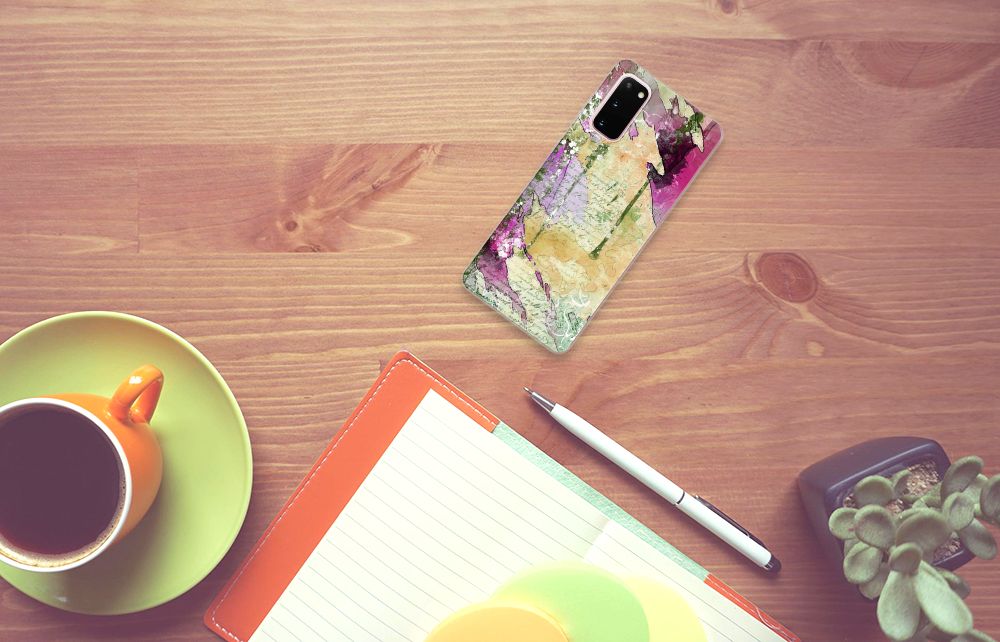 Hoesje maken Samsung Galaxy S20 Letter Painting B2C Telecom