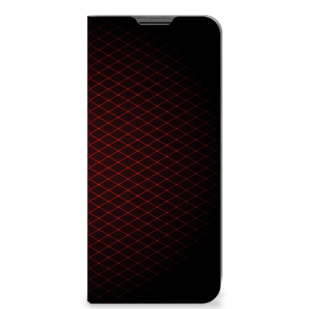 Nokia G50 Hoesje met Magneet Geruit Rood - B2C Telecom