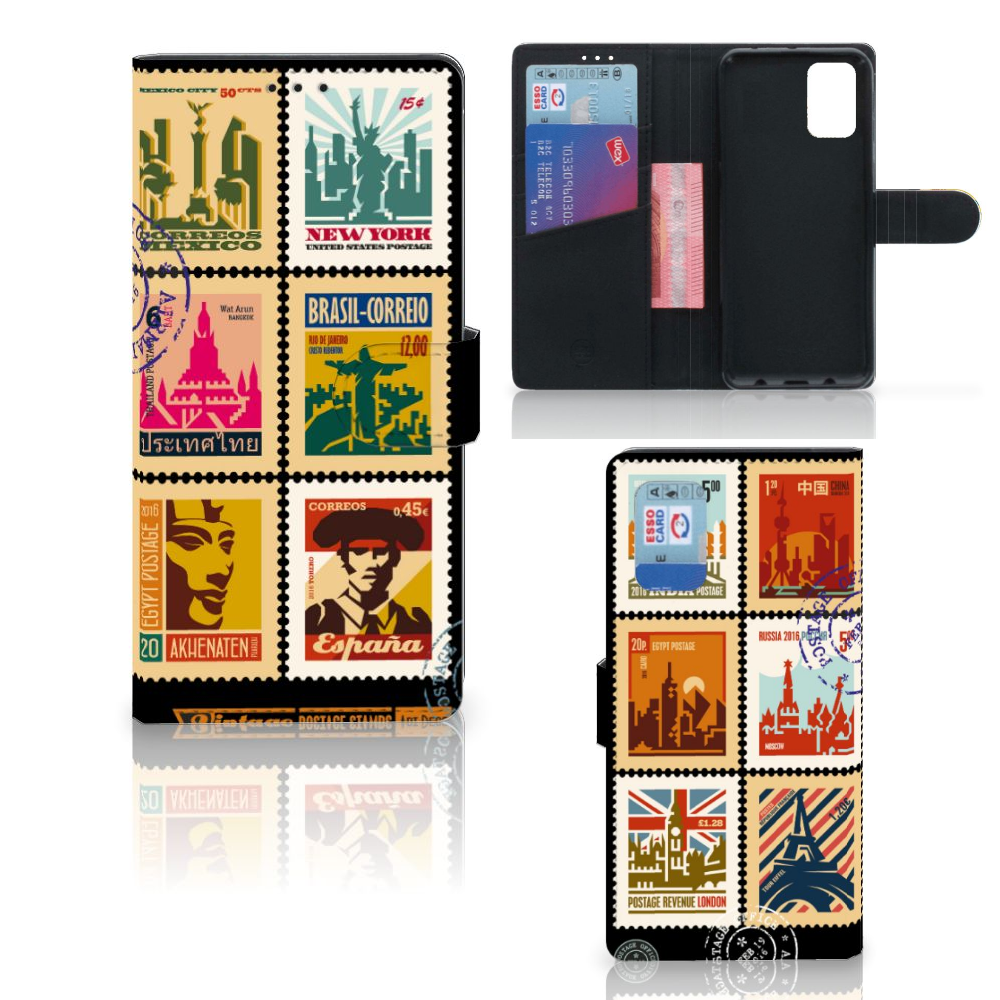 Samsung Galaxy A02s | M02s Flip Cover Postzegels