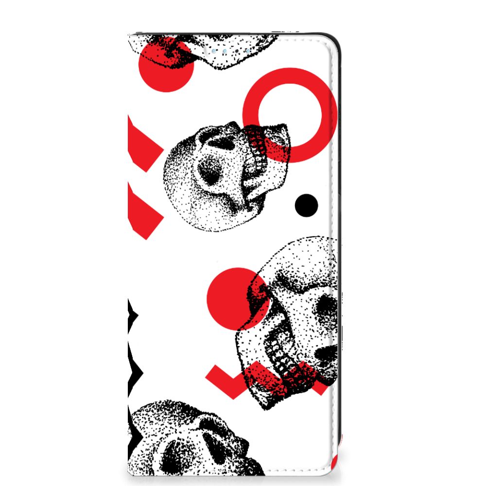 Mobiel BookCase Xiaomi Redmi Note 11/11S Skull Red - B2C Telecom