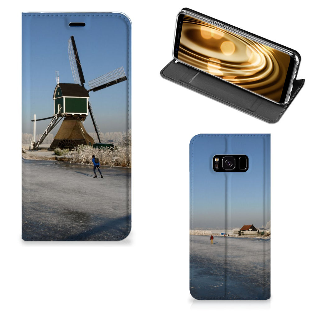 Samsung Galaxy S8 Book Cover Schaatsers