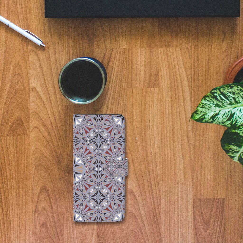 Sony Xperia 1 IV Bookcase Flower Tiles