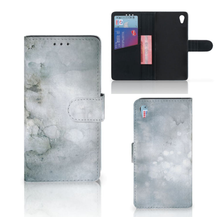 Hoesje Sony Xperia Z3 Painting Grey