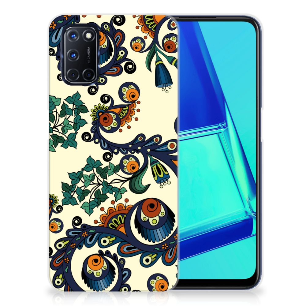Siliconen Hoesje OPPO A52 | A72 Barok Flower B2C Telecom