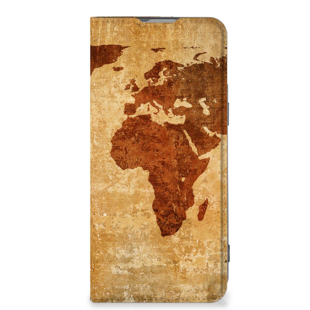 OnePlus Nord 2T Book Cover Wereldkaart - B2C Telecom