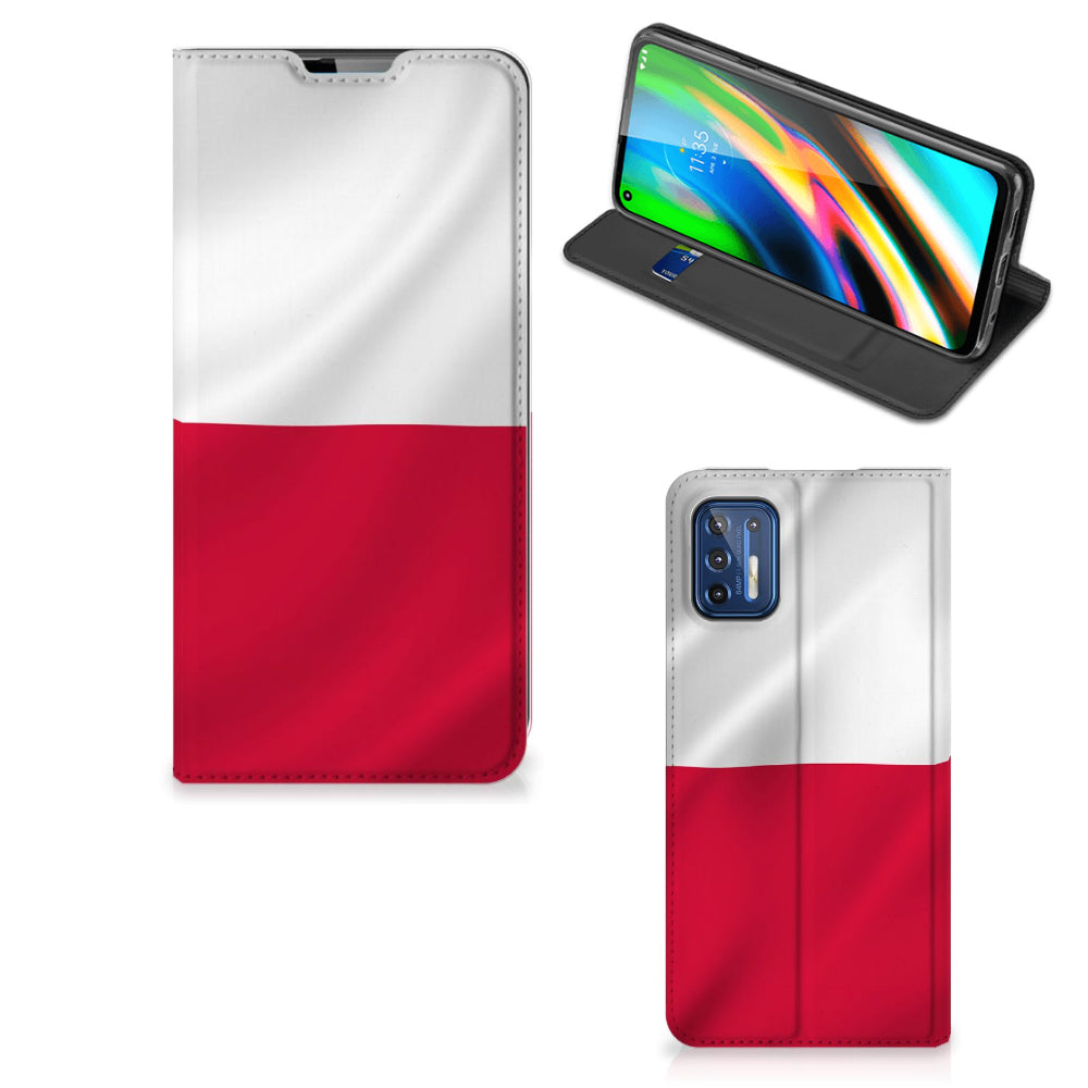 Motorola Moto G9 Plus Standcase Polen