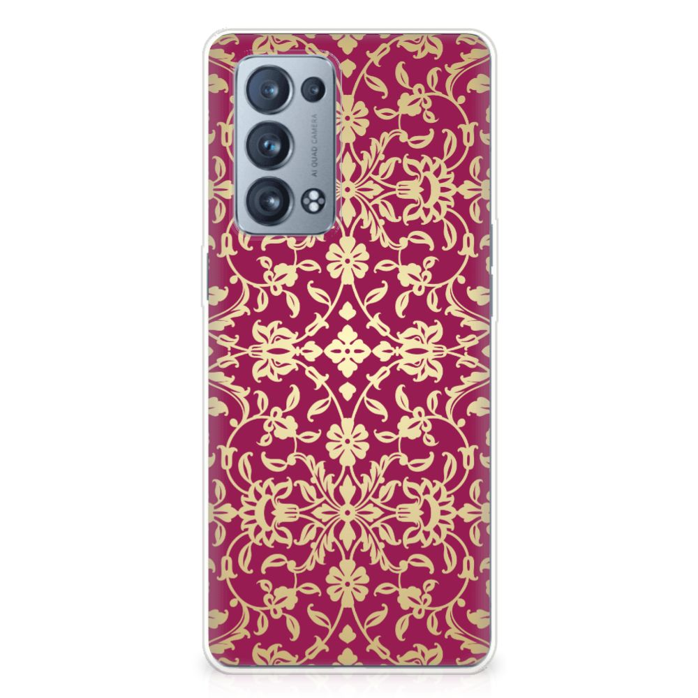Siliconen Hoesje OPPO Reno 6 Pro Plus 5G Barok Pink B2C Telecom