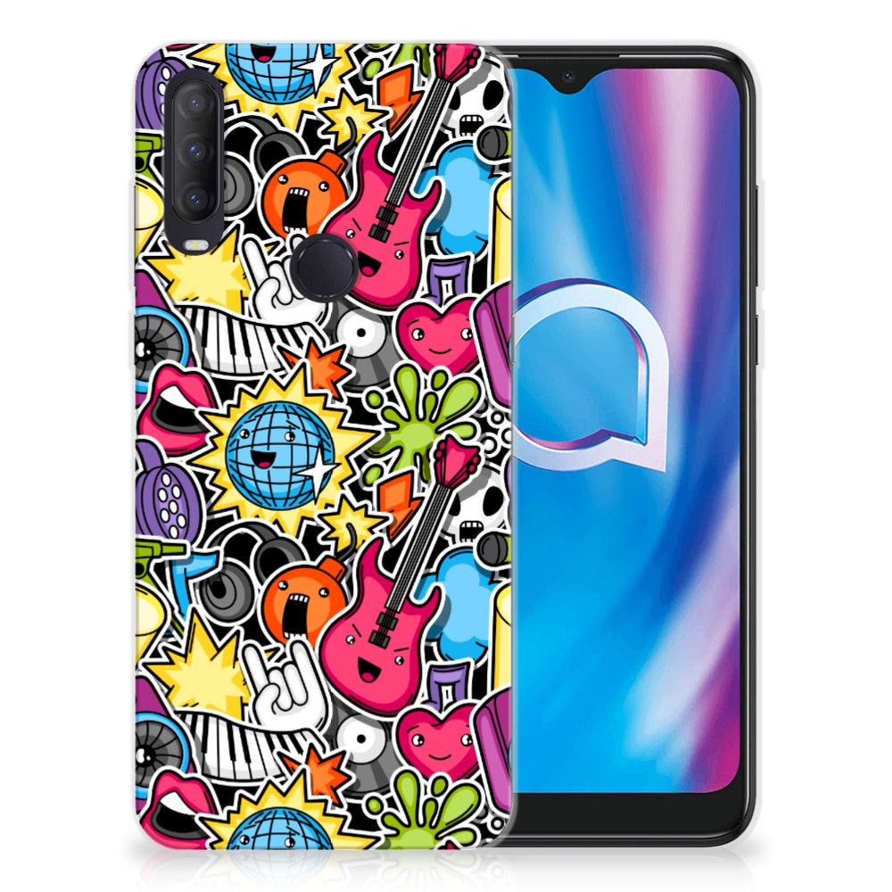 Alcatel 1S (2020) Silicone Back Cover Punk Rock B2C Telecom
