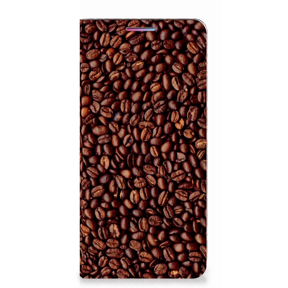 Motorola Moto G60s Flip Style Cover Koffiebonen - B2C Telecom