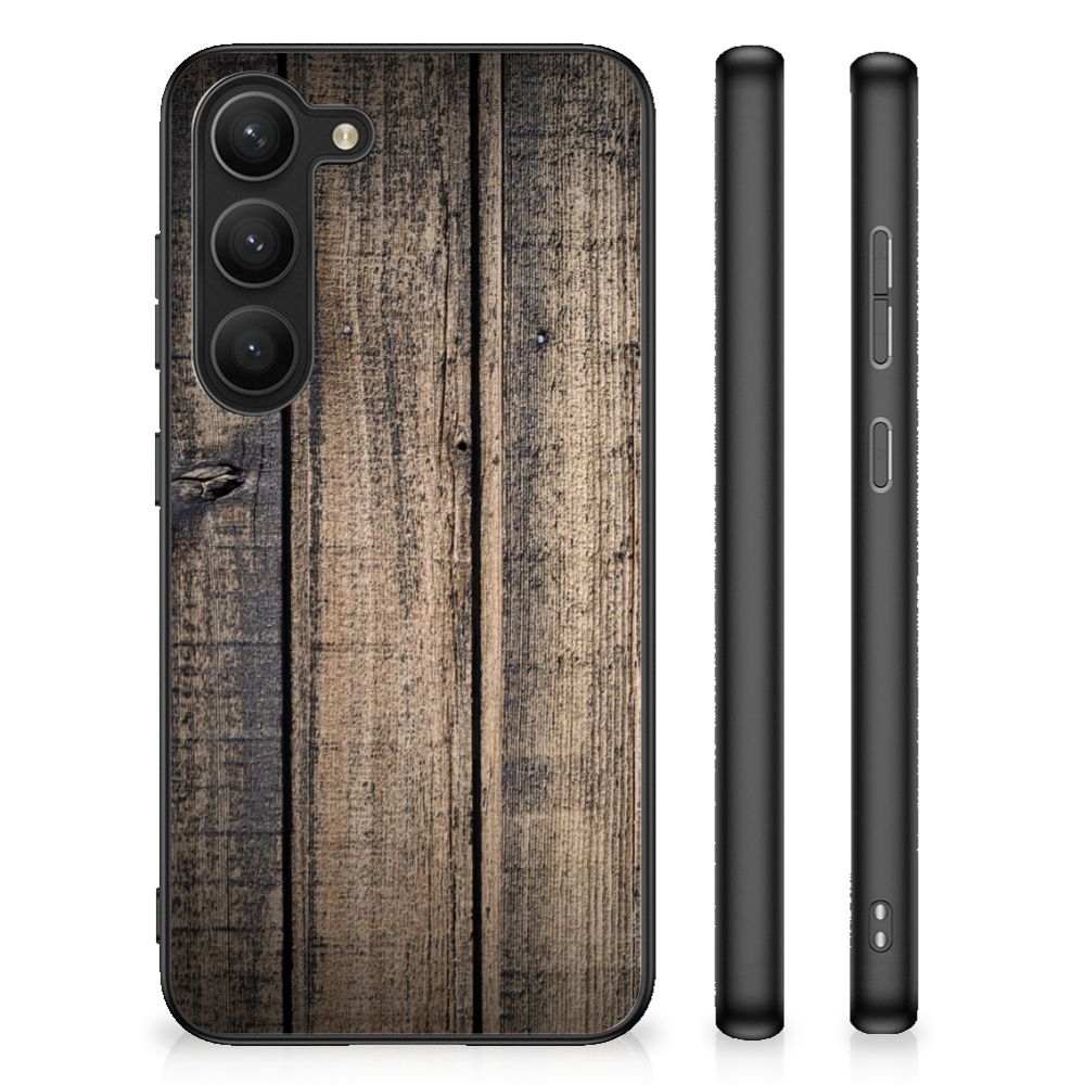 Samsung Galaxy S23 Houten Print Telefoonhoesje Steigerhout B2C Telecom