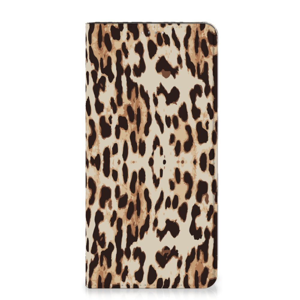 Samsung Galaxy A14 4G Hoesje maken Leopard met een stijlvolle luipaardprint design.