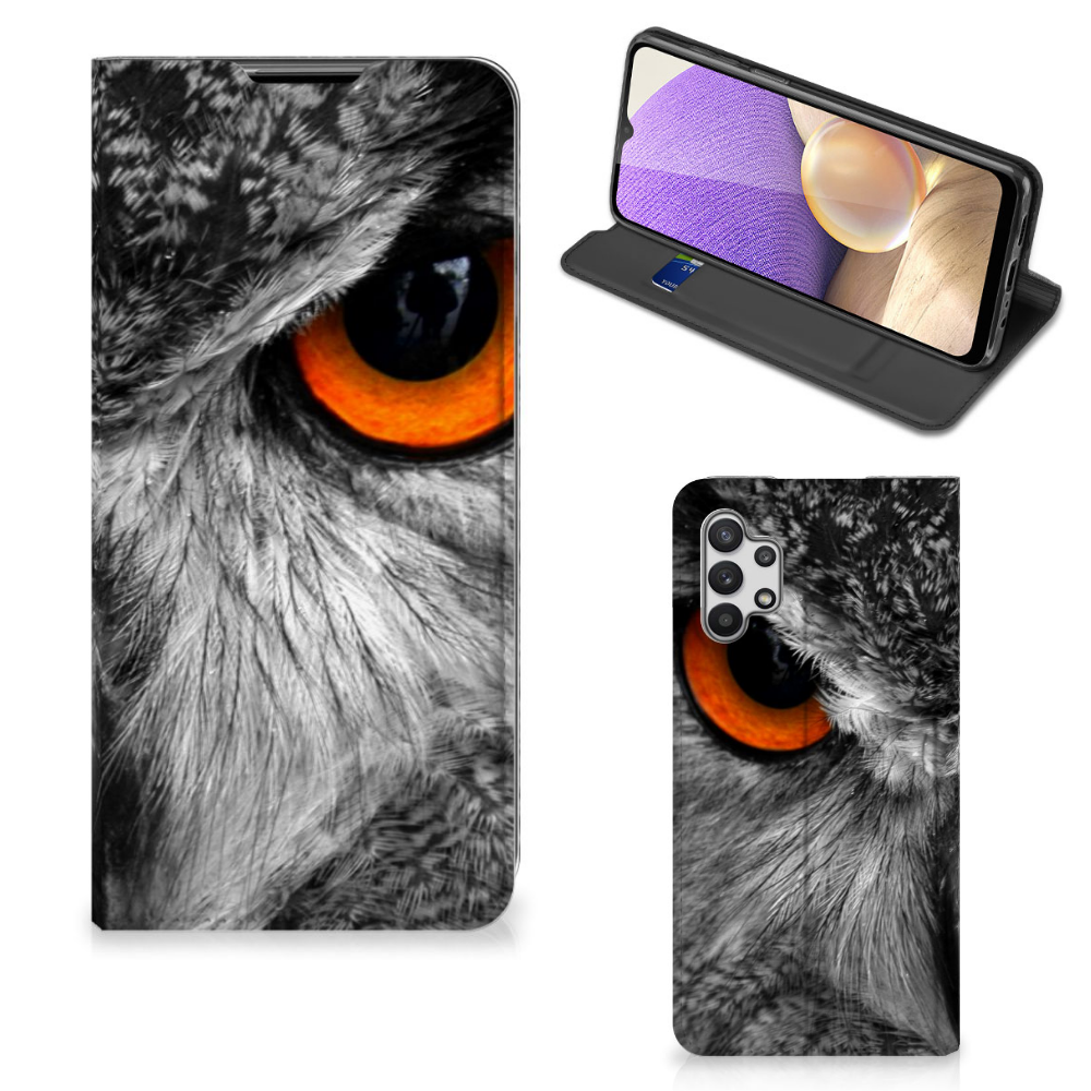 Samsung Galaxy A32 5G Hoesje maken Uil - B2C Telecom