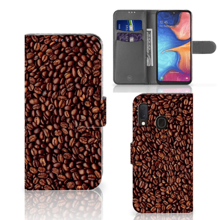 Samsung Galaxy A20e Book Cover Koffiebonen