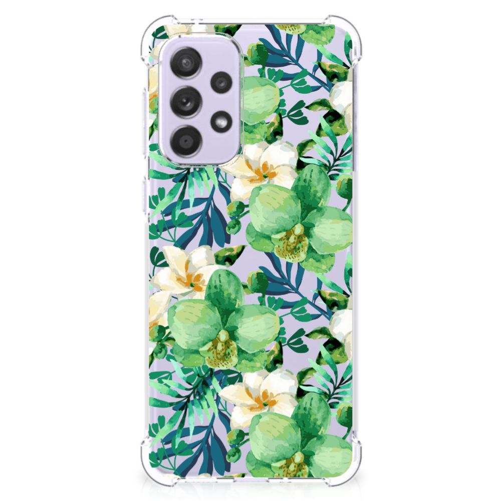 Samsung Galaxy A33 Case Orchidee Groen B2C Telecom