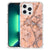 iPhone 13 Pro Max Anti-Shock Hoesje Marmer Oranje met flexibele rubberen bescherming en uniek design.