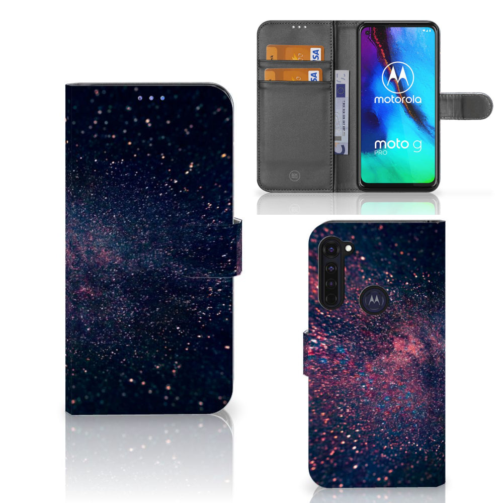 Motorola Moto G Pro Book Case Stars